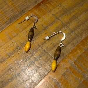 Handmade silver dangle earrings